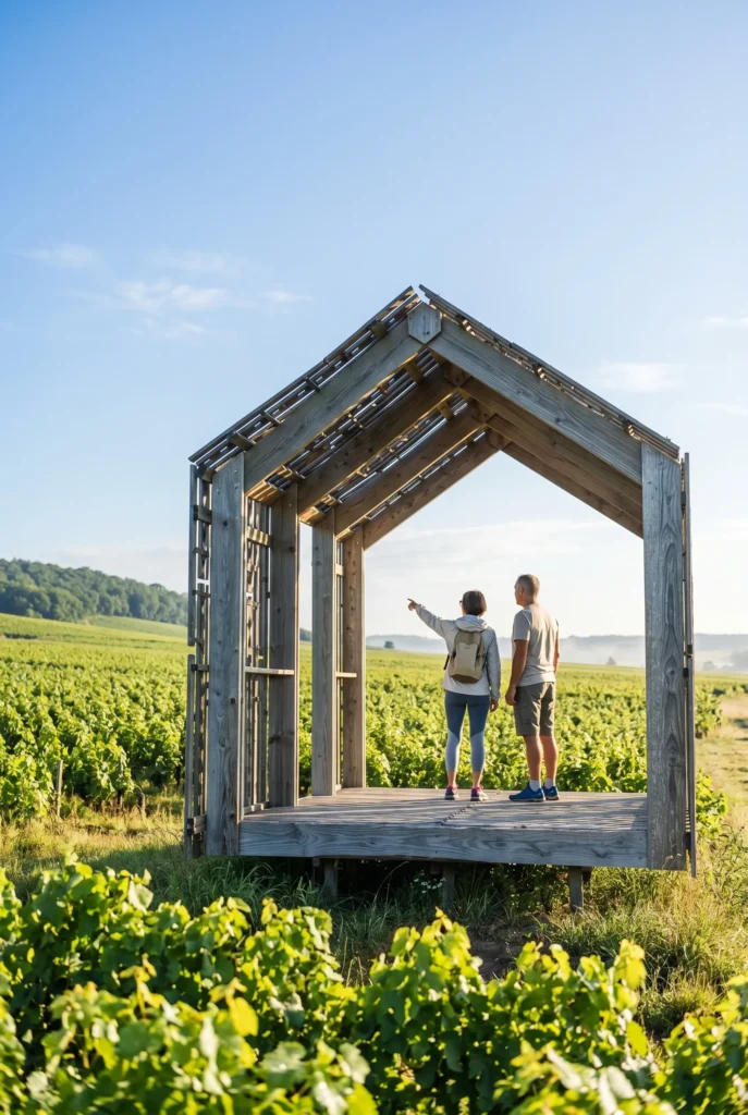 Sentier des loges, balade dans le vignoble de Trépail